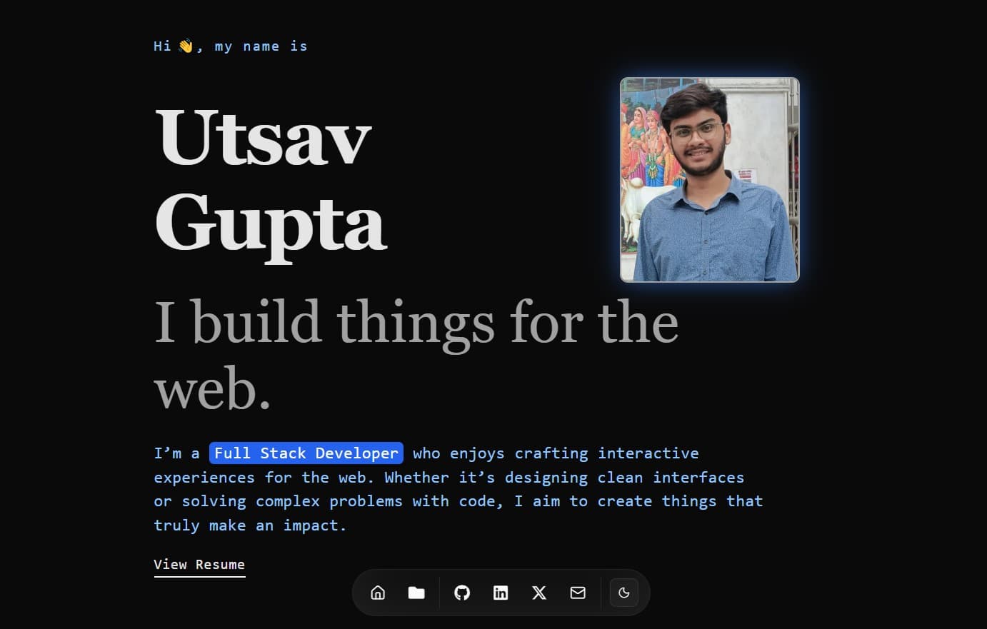 Utsav.dev